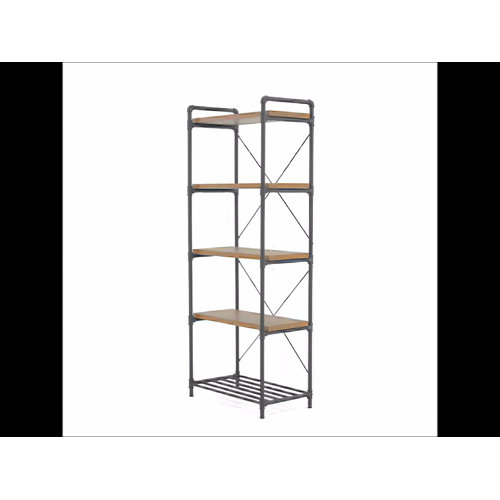 Williston Ulen 75.66'' H x 29.92'' W Steel Standard Bookcase & Reviews Wayfair
